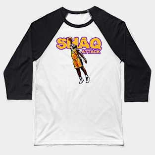 Lakers Shaq Attack 34 Baseball T-Shirt